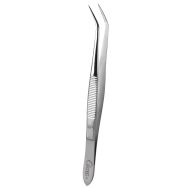 Pince Brucelle S/G coudée 13 cm