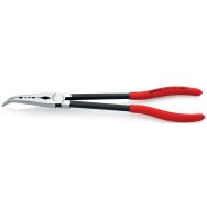 Pince à becs extra longue 280mm Coudée tête polie PVC