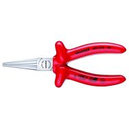 Pince à becs ronds avec isolation trempée VDE