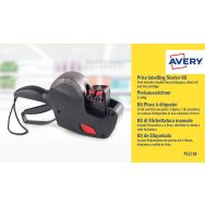 Pince à étiqueter 2 ligne avec rouleur encreur et étiquette