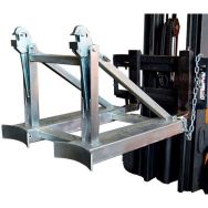 Pince à fût 720 kg galvanisé pour 2 fûts à rebord
