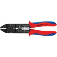 Pince à sertir brunie avec gaines bi-matière 230 mm _ 97 21 215