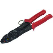 Pince a sertir cosses pre-isolees avec clip inox fme