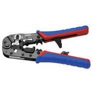 Pince à sertir fiches RJ45 blindées et non blindées (8 Pôles)