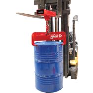 Pince automatique pour fûts métal ou plastique à rebord