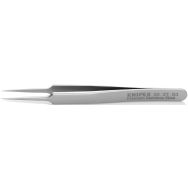 Pince brucelle acier inoxydable 110mm lisse extra-fine