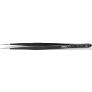 Pince brucelle acier inoxydable 120mm lisse ESD