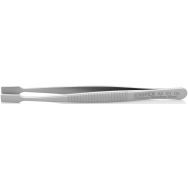 Pince brucelle acier inoxydable 120mm lisse rectangulaire
