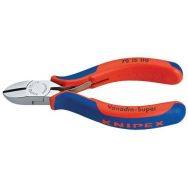 Pince coupante de côté chromée avec gaines bi-matière 110 mm
