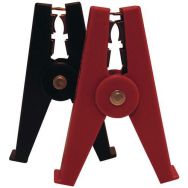 Pince isolée 200A ROUGE avec contacts en laiton - Max 48V