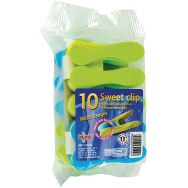 Pince linge plast clip soft sachet 10 ass.