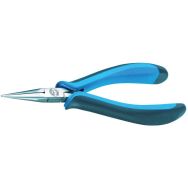Pince pour électronique à bec demi-rond droit 8307-4