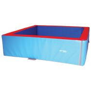 Piscine à balles rouge / bleu