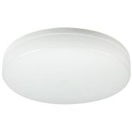 Plafonnier LED rond IP65, 1500 lumen, diamètre 22cm. Blanc