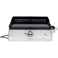 Plancha 2150 W - 300°C - IPX4 fonte émaillée - caisson inox