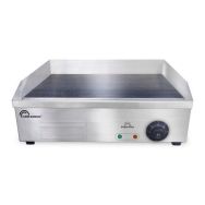 Plancha en acier 2900W - plaque 8mm 550x430x210