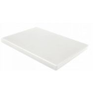 Planche à découper lisse - Blanc  - 400x300x20