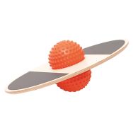 Planche ronde d'équilibre en bois