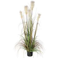 Plante artificielle Herbe de vulpin vert hauteur 150cm