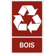 Plaque 330x200 mm Rigide Recyclage déchets Bois