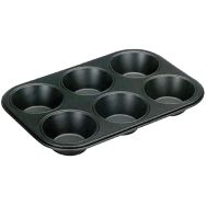 Plaque 6 muffins moka 26x18cm