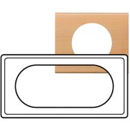 Plaque Céliane Matières 4 à 5 modules  -  finition Erable