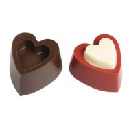 Plaque Coeurs reliefs 24 empreintes