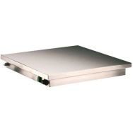 Plaque chauffante en inox - 60X60 cm