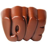 Plaque chocolat de 24 empreintes bonbons ''Love'' - Matfer