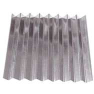 Plaque dents de loup à fond blanc 30x32cm