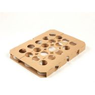 Plaque en carton de calage pour cuisson à 20 empreintes