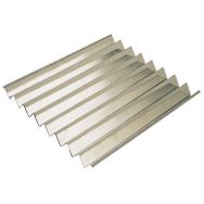 Plaque inox ''dents de loup''