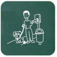 Plaque signalétique pour snupy - Acier galvanisé - Vert