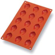 Plaque silicone de 15 madeleines Gastroflex - 44 mm