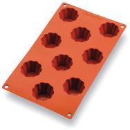 Plaque silicone de 9 briochettes Gastroflex - 52 mm