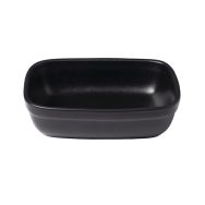 Plat à lasagne en grès 75cl noir-Blastone