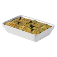 Plat à lasagne en porcelaine 40cl blanc-S'Food