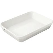 Plat blanc rectangulaire de Londres 40x29cm5