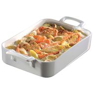 Plat rectangulaire en porcelaine de dimension 30x21cm5