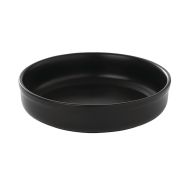 Plat rond en grès ø13,5 cm 26cl noir-Blastone