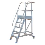Plate-forme à pallier non-pliable 5 marches