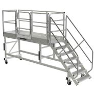 Plate-forme aluminium base escamotable Truck'Acces - Tubesca