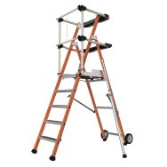 Plate-forme de travail PIR PIRL isolante Sherpa Fibre - 3 à 5 marches - Tubesca Comabi