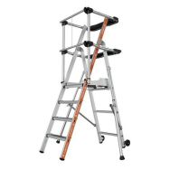 Plate-forme double tablette PIR PIRL Raptor - 2 à 7 marches - Tubesca Comabi