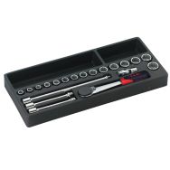 Plateau Modulosam 3/8''  20 outils en mm
