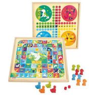 Plateau de jeu des petits chevaux et oies