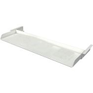 Plateau de rangement, coulissant, L110xP30xH60cm,blanc, 3799