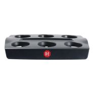 Plateau porte tasse plastiqueNoir H:41 l: 238 L:310mm