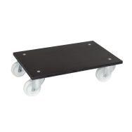 Plateau roulant bois Force 300 kg revêtement Caoutchouc 600 x 600 mm