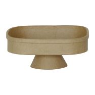 Plateau sur pied rectangulaire 16x14x7cm (Lot de 5)